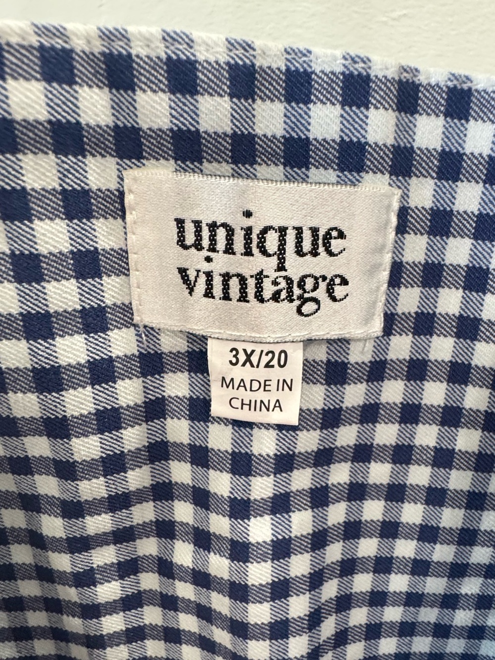 Unique Vintage Gingham Overalls - Picture 3 of 5